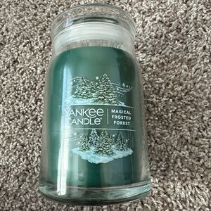 Yankee candle magical frosted forest candle Christmas holiday
